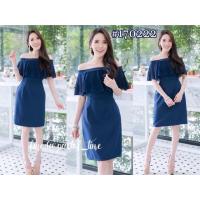 ราคา เดรสสีน้ำเงินกรมท่า pasteltime (176371988)