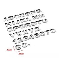 ราคา * A B C D E F G H I J K L M N O P Q R S T U V W X Y Z 1 2 3 4 5 6 7 8 9 0 ..สีชุบโครเมี่ยม ขนาด 4.5 cm * ส่งจาก กทม * (19983787896)