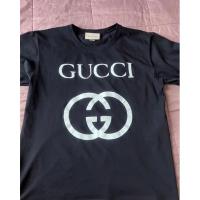 ราคา Gucci oversize T shirt with interlocking G black use like new (15560575064)