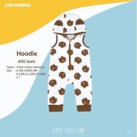 ราคา Baby Lovett Line Brown Hoodie (3-6) New (18416785670)