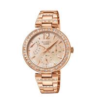 ราคา Casio Sheen นาฬิกาผู้หญิง รุ่น SHE-3043PG-9AUDR (Pink Gold) (64529536)