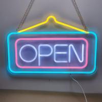 ราคา ป้ายไฟOPEN ป้ายไฟLED ป้ายไฟวิ่ง ป้ายไฟสำเร็จรูป ป้ายไฟOPENสลับสี/พื้นหลังสีใส ขนาด48x31cm (22847956727)