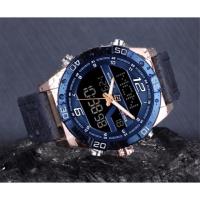 ราคา (รับประกันศูนย์ไทย1ปี)NAVIFORCE MF9118M หรูหรามีสไตร์ นาฬิกาข้อมือผู้ชายสายหนัง2ระบบกันน้ำ100% (1220211530)
