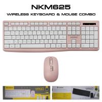 ราคา NEWNUBWO Keyboard+mouse combo set NKM-625 VIRGO Wireless Keyboard and Mouse Combo (7364212166)