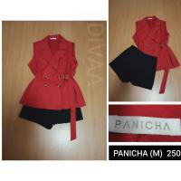 ราคา ชุดเข้าเซท งานป้าย PANICHA (M) งานดูดีจับเซตเสื้อสูท+กางเกง งานสวยค่ะ (3252208853)