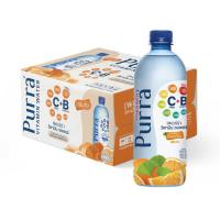 ราคา [ส่งในกรุงเทพฯเท่านั้น] Purra Vitamin Water เพอร์ร่า น้ำผสมวิตามิน กลิ่นส้ม 500 มล. แพ็ค 24 ขวด o4nz (11237003535)