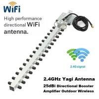 ราคา เสาอากาศ Yagi Wifi Anterna 25dBi High Gain Signal Booter ขยายสัญญาณ Wifi AP (13522381598)