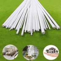 ราคา 5PCS Styrene ABS Round Plastic Pipe Tube Hollow Pipe Architectural Constructions Models (17899433360)