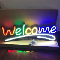 ราคา ป้ายไฟLED ป้ายไฟwelcome ป้ายไฟร้าน ป้ายไฟวิ่ง ป้ายไฟนีออน ป้ายไฟled welcome(สีผสม) ขนาด60x20cm (19253703321)