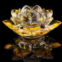 ราคา 【TH】เชิงเทียน เชิงเทียน​ดอกบัวแก้ว แก้วคริสตัล เชิงเทียน ตะเกียงพระ เชิงเทียนแก้ว (21347916517)