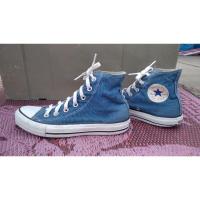ราคา Converse แท้ หุ้มข้อ เบอร์37.5 สีฟ้าคราม (20744579092)