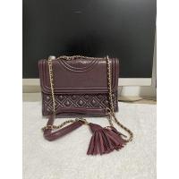 ราคา Tory Burch แท้มือสอง กระเป๋าสะพายไหล่ สีแดงเบอกันดี พร้อมใช้งาน สภาพดี แบรนด์เนมแท้มือสอง (13039343901)