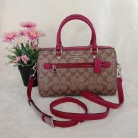 ราคา COACH F83607SV/Khaki Dark FuchsiaCoach หมอนรุ่นออกใหม่ (6438530438)