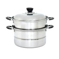 ราคา GALAXY หม้อซึ้งนึ่ง 2 ชั้น ขนาด 24 cm หม้อ หม้อสแตนเลส หม้อนึ่ง (18971875373)