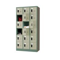 ราคา ตู้ล็อคเกอร์เหล็ก LK-18 ตู้ล็อคเกอร์ 18 ประตู สีเขียว,สีส้ม (5138518204)