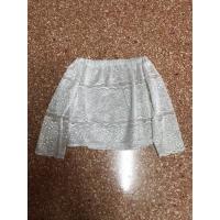 ราคา เสื้อลูกไม้ปาดไหล่ สีขาวครีม (10603225297)