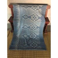 ราคา ผ้าฝ้ายเข็นมือย้อมครามสีบูลยีนส์เครือขาวลายนางเอก ลายหมี่เต็มผืน (5976621278)