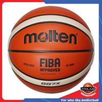 ราคา GG7X ฟรี กระเป๋าใส่ลูกบาส พร้อมส่งไทย Molten Basketball ลูกบาส รุ่นขายดีตลอดกาล GG7X GL7X GN7X ลูกบาสเกตบอล มอลเทน (10729024834)