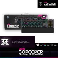 ราคา คีย์บอร์ดเล่นเกมส์ NUBWO SORCERER X28 MINI RGB Mechanical Switch MACRO Gaming KeyBoard (18412615390)