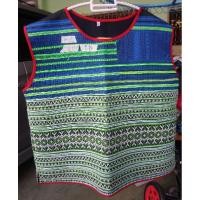 ราคา เสื้อแขนกุด ผ้าปักมือม้งแท้ ปักเต็มหน้าหลัง ซับในอัดกาว (7888233863)