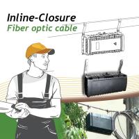 ราคา Closure fiber optic 48 Core Inline Clamp type (กล่องพักสายไฟเบอร์)(24Corex2 tray) BISMON (3449004951)