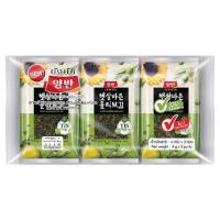 ราคา YangBan ยังบัน สาหร่ายเกาหลี สาหร่ายทะเลปรุงรสน้ำมันมะกอก & ทานตะวัน 4 กรัม บรรจุ 3 ซอง (14001340151)