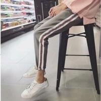 ราคา กางเกงผู้ชายขายาว ลำลอง แถบข้าง วัยรุ่น แฟชั่น รุ่นL003 (6759105429)