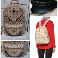 ราคา แท้ นัดรับได้ MCM stark studded backpack size M รุ่น Limited (6404968886)