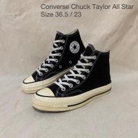 ราคา รองเท้า Converse Chuck Taylor All Star Size 36.5 (23 CM) สีดำ มือสอง งาน PK (20392014984)