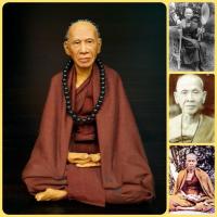 ราคา หลวงปู่ครูบาศรีวิชัย นักธรรมแห่งล้านนา (หน้าตัก5นิ้ว สูง18ซม.)งานไฟเบอร์หุ่นขี้ผึ้ง ห่มจีวรติดผมจริง (8816954245)
