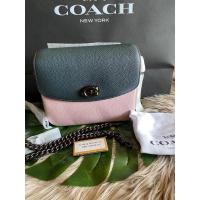 ราคา (ผ่อน0%) พร้อมส่ง แท้3สี Coach Cassie Crossbody 19 In Colorblock มี 3 สายแท้100% (6075153274)