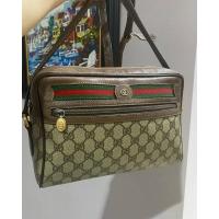 ราคา Vintage Gucci GG Ophidia Brown Crossbody Bag กระเป๋า กุชชี่ มือสอง ของแท้ กระเป๋าสะพาย (19512463861)