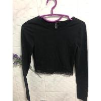 ราคา Forever21|เสื้อครอปแขนยาวมือ2 (7291745364)