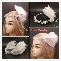 ราคา ที่คาดผมขนนก มงกุฎขนนก แนวแกสบี้ ธีมนางฟ้า ใส่ออกงาน (7269939619)