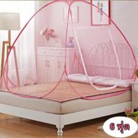 ราคา มุ้งสปริง มุ้งกันยุง มุ้งเต้นท์ Pop Up สีชมพู กางอัตโนมัติ ขนาด 6 ฟุต (180 x 200 Cm.)ุ้งสปริง มุ้งกันยุง มุ้งเต้นท์ Pop (2776728288)
