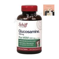 ราคา ช่วยซ่อมแซมไขข้อ ปัองกันข้อเสื่อม บำรุงข้อต่อ หัวเข่า ข้อศอก Schiff Glucosamine 1500 mg Plus MSM 1500 mg (469492610)