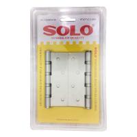 ราคา บานพับ SOLO 1143020/4 4X3 นิ้ว แพ็ค4ชิ้น สีสเตนเลส BUTT HINGE SOLO 1143020/4 4X3" P4 STAINLESS STEEL (9604387266)