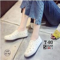 ราคา รองเท้าผ้าใบทรงslip on (447439607)
