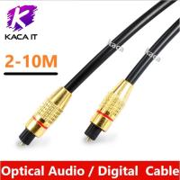 ราคา ยาว 2 - 10M สาย Optical Audio / TOSLINK/ Digital Optical Cable สำหรับ ทีวี เครื่องเสียง Home Theater (13513594567)