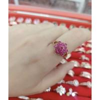 ราคา #แหวนนาคหัวทับทิมดอกไม้ (13301223955)