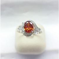 ราคา แหวนโกเมน แหวนเงินแท้ 925 ชุบทองคำขาวแท้ แดงโกเมน (11695831355)