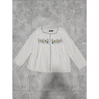 ราคา ส่งต่อเสื้อทำงานเป็นปักป้ายMy shopใส่เเค่1ครั้ง (19993172402)