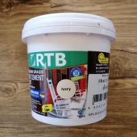 ราคา สีอะครีลิคทาไม้ฝาเฌอร่า ระแนง สีครีม IVORY ไฟเบอร์ซีเมนต์ขนาด1/4หรือ0.946ลิตร ยี่ห้อRothenburg (13109364663)