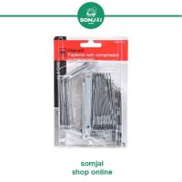 ราคา Elephants - ตราช้าง ลิ้นแฟ้มสีเงินระยะห่างระหว่างรูเจาะ 8 cm. บรรจุ 50 ชิ้น รุ่น #905 (18900686872)