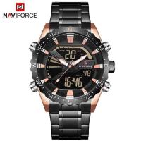 ราคา นาฬิกา นาฬิกา naviforce แท้ รุ่น NF9136S RG/B/B สีโรสโกลด์ดำ สายแสตนเลส รับประกัน 1ปี ของแท้ 100% (1732773431)