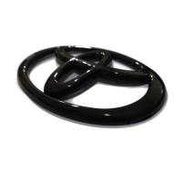 ราคา * โลโก้หน้ากระจัง Toyota ขนาด 16 x 11cm สีดำเงาใส่รถ Fortuner Vigo * จบในที่เดียว (23978985415)