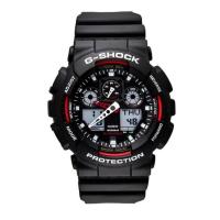 ราคา Casio G-Shock นาฬิกาข้อมือผู้ชาย สีดำ/แดง สายเรซินรุ่นGA-100-1A4 (340011822)
