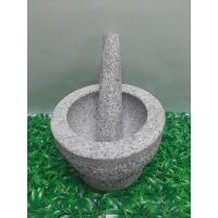 ราคา ครกหิน 7 นิ้ว ครกหินพร้อมสาก ครก ครกสีธรรมชาติของเนื้อหิน ครกหินตื้น ไม่มีการเคลือบสารใดๆ ครกหินแกรนิต ครกตำพริก อุปกรณ์ (3558475238)