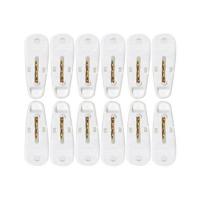 ราคา กิ๊บหนีบผ้า JUMBO PLIM แพ็ค 12 ชิ้น สีขาว (20583182363)