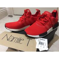 ราคา Adidas NMD สีแดง ปลั๊กดำ 7.5 UK ผู้ชาย (155665751)